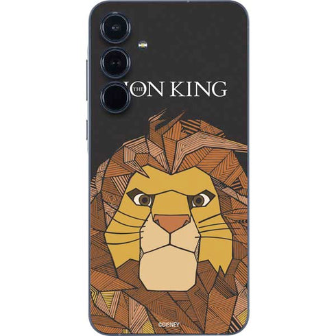 Disney The Lion King Mosaic Simba Art Galaxy A36 5G Skin